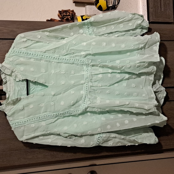 New Swiss dot babydoll top - Picture 12 of 15